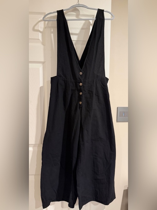 Sienna Sky Pants - Sienna Sky Black Wide Leg Sleeveless Romper/Jumpsuit Size Large